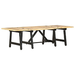 vidaXL Table basse extensible 160x70x45 cm Bois de manguier massif