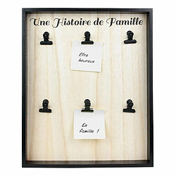 Paris Prix Cadre Photo 6 Pinces Clipboard 38cm Noir