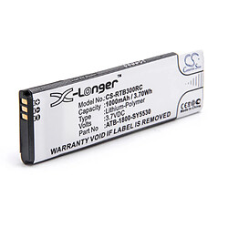 vhbw Li-Polymère batterie 1000mAh (3.7V) pour télécommande Remote Control comme RTI ATB-1800-SY5530