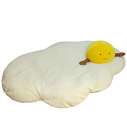 Universal Livraison directe 1pcs Kawaii Filling Soft Omelette Jouet Peluche Bébé Jouet Peluche Cartoon Braconnier Oeuf Poupée Coussin coussin de sommeil | Coussin de luxe (20 * 28cm)