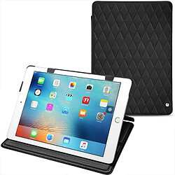 Housse cuir Apple iPad Pro 9.7' (2016) - Rabat horizontal - Noir - Couture ( Nappa - Black ) - NOREVE