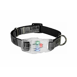 Collier à LED pour Animaux Trixie Explore USB Noir S/M 30-45 cm pas cher