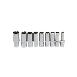 Jeu de douilles six pans longues BGS TECHNIC - 12,5 mm - 9 pcs - 2223