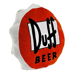 Totalcadeau Oreiller coussin capsule Duff Beer d'Homer Simpson