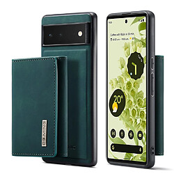 Etui en PU DG.MING absorption magnétique avec béquille, vert pour votre Google Pixel 6