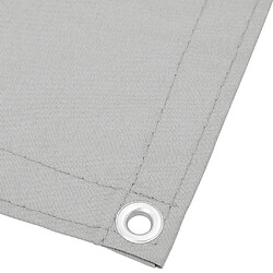 Avis vidaXL Écran de balcon gris clair 90x300 cm 100% polyester oxford