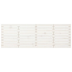 Avis vidaXL Tête de lit murale Blanc 206x3x63 cm Bois massif de pin