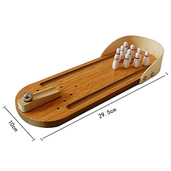 Avis Totalcadeau Bowling miniature en bois table miniature