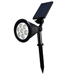 Projecteur solaire imperméable 7LED, lumière colorée de paysage de jardin de jardin extérieur