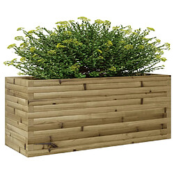 Avis vidaXL Jardinière 110x40x46 cm bois de pin imprégné