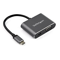 StarTech.com CDP2MDPVGA adaptateur graphique USB 3840 x 2160 pixels Gris