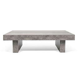 Dlm Table basse finition béton L90cm Jinto