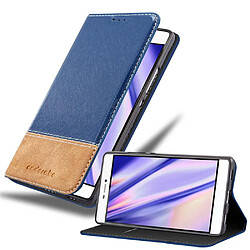 Cadorabo Coque Huawei P8 Etui en Bleu