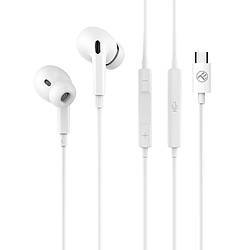 Écouteurs intra-auriculaires Tellur Attune, Type-C, blanc