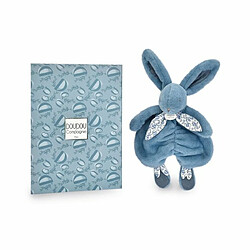 Doudou et Compagnie Doudou lapin bleu - Lapin doudou -29 cm