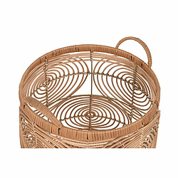 Set de basket DKD Home Decor Naturel Marron Clair Tropical 40 x 40 x 47 cm