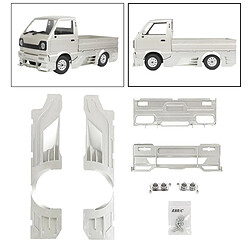 Encerclement En Plastique Large Mise à Niveau Du Corps Bricolage Pour 1/10 WPL D12 RC Voiture Camion Van Argent pas cher