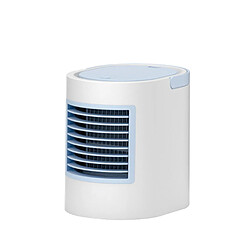 Avis Ventilateur Portable USB Mini Climatiseur Cool Cool Fan De Chambre à Coucher Nouveau Ventilateur de Refroidissement à Eau Elliptique BLEU