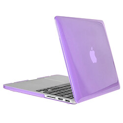 Avis Wewoo Housse Étui Violet pour Macbook Pro Retina 15,4 pouces Chapeau-Prince 3 en 1 Crystal Hard Shell de protection avec clavier de et prise de poussière de port