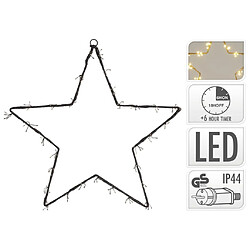 Ambiance Étoile lumineuse de Noël avec 120 LED 40 cm