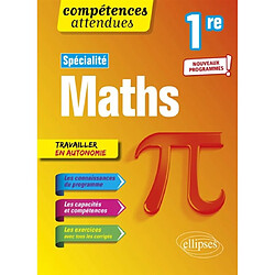 Spécialité maths 1re : nouveaux programmes ! - Occasion