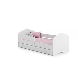 Kobi Lit enfant FALA BAR+SZU 140x70 avec tiroir de rangement avec matelas