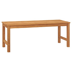 Maison Chic Banc de jardin | Chaise de jardin 114 cm bois de teck solide -GKD23581