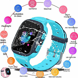 S16 1.44 Pouces Écran Tactile Sos Étanche Positionnement Super-Longue Veille Intelligente Téléphone Pour Enfants Montre Rose