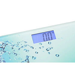 Acheter Balance Pese Personne Numérique Haute Précision, Design en Verre Écran LCD 150Kg, , Bleu, Mesko, MS8156