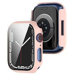 Coque en TPU anti-griffes, rose pour votre Apple Watch Series 7 41mm