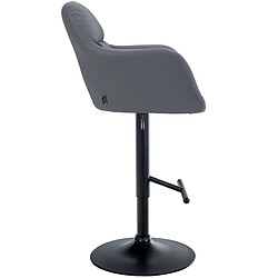 Avis Non Tabouret de bar Natoma simili cuir noir