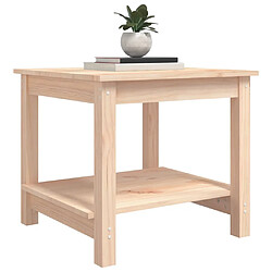 Acheter Maison Chic Table basse,Table Console Table d'appoint, Table pour salon 50x50x45 cm Bois massif de pin -MN37419