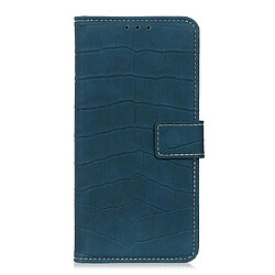 Wewoo Housse Coque Pour Galaxy A51 Crocodile Texture en cuir à rabat horizontal avec support et fentes cartes et portefeuille vert