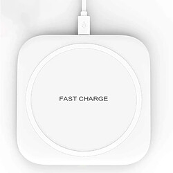 Chrono Chargeur sans Fil 10W Chargeur à Induction Rapide Wireless Charger Pad pour Samsung Galaxy S21 Ultra/S10e/S10/S9/S8/S7/Note 20, iPhone 12 Pro/12/SE2/11 Pro/XS/XR/X/8 Plus/8 et AirPods Pro(Blanc)