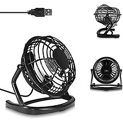 Acheter Mini Ventilateur d'étude de Bureau de Bureau Portable USB Noir de 5 Pouces