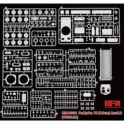 Acheter Rye Field Model Maquette Char Pz.kpfw.vi (7,5cm) Ausf.b (vk36.01) W/ Workable Track Links