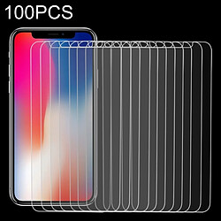 Wewoo Film en verre trempé 100 PCS 9H 2.5D pour iPhone 9