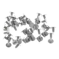 Acheter 100pcs imitation rivets goujons pour robe de mariée décor maroquinerie décor 8mm