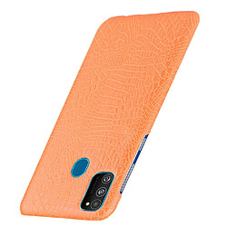 Avis Wewoo Coque Rigide Pour Galaxy M30s Crocodile antichoc Texture PC + Etui PU Orange