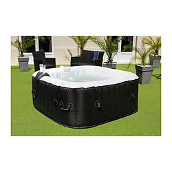 Avis SUN SPA Spa gonflable carre lamine - 6 personnes - 1, 85 x H 0, 65 m