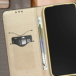 Acheter Avizar Étui pour Samsung Galaxy S24 Plus Clapet Portefeuille Support Vidéo Noir / Or