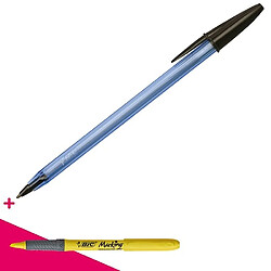 Avis Stylo bille Bic Cristal Soft 1,2 mm - écriture très fluide noir - Lot de 50