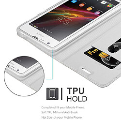 Acheter Cadorabo Coque Sony Xperia SP Etui en Argent