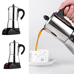 Avis espresso électrique latte percolateur poêle top cafetière moka pot 4 tasse