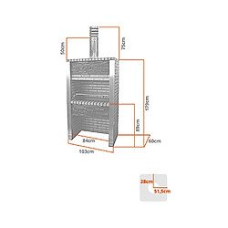 Avis Jardindeco Barbecue en brique et inox Porto.