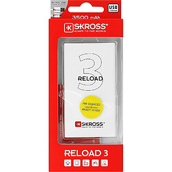 SANAG Reload 3 Batterie Externe Ultra Plate De 3500 Mah, 1 Port Usb Avec Temps De Charge Rapide.