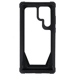 Coque en TPU + acrylique détachable 2 en 1, anti-rayures noir pour votre Samsung Galaxy S22 Ultra 5G