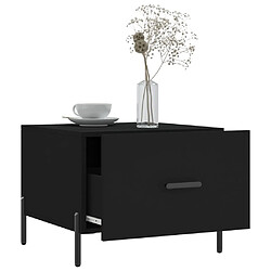 Acheter Maison Chic Table basse,Table Console Table d'appoint, Table pour salon Noir 50x50x40 cm Bois d'ingénierie -MN65393