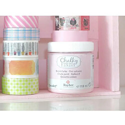 Avis Rayher Peinture craie rose Chalky Finish