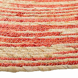 Tapis Alexandra House Living Marron Fibre naturelle 120 x 120 cm Circulaire pas cher